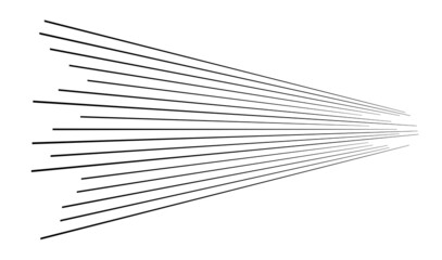 Aufkleber - 3D lines in perspective, Angled, slanting, oblique and diagonal lines, stripes vector design element