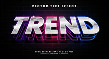 Trend Editable Text Style Effect With Neon Light Themes.