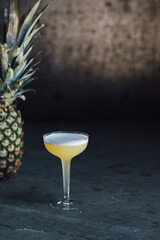 Canvas Print - tropical Pineapple cocktail, Royal Hawaiian