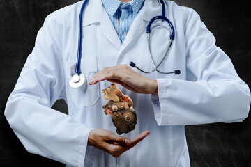Wall Mural - moderm medicine. cardiology . mixed media