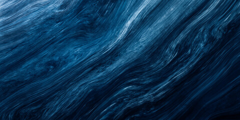 Poster - Abstract dark blue paint background with liquid fluid grunge texture for background, banner or abstract art