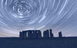 Stonehenge with Star trails   - United Kingdom  