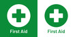 First aid icon vector illustration.