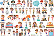 © brgfx - Set of different activities people in cartoon style