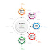 © Praiwun Thungsarn - Abstract infographics template. Vector illustration. Can be used for workflow layout, diagram, business step options, banner, web design.