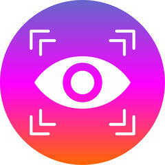 Sticker - Eye Scanner Icon