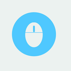 computer mouse  icon vector illustration and symbol for website and graphic design