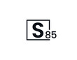 © Rubel - S85, 85S Initial letter logo