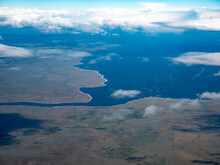 Dramatic Aerial View Of The Strait Of Magellan, Patagonia, Southern Chile