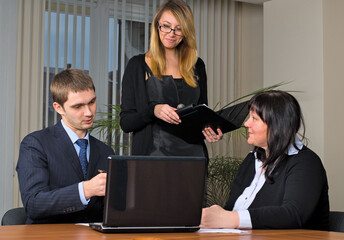 Business people meeting in office