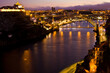 The Dom Luis I Bridge at night - Porto - Portugal
