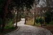 © Aissa Haffar - alley in the public park nature