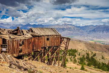 Sticker - Abandoned silver mine in Mackay, Idaho, USA