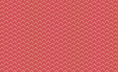 Sticker - Seamless ethnic and geometric pattern for fabric, Textile ornament in a red color