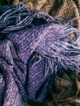 Purple Woven Fabric 