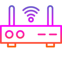 Sticker - Router Icon