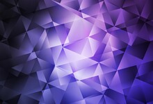 Dark Purple Vector Polygon Abstract Layout.