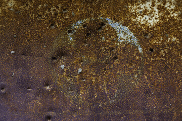 Canvas Print - Rusty metal wall