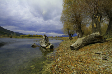 landscape with lake