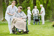 © Photographee.eu - Happy senior woman and helpful caregiver, nursing home concept photos
