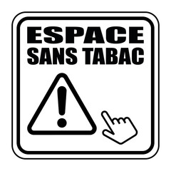 Sticker - Logo espace sans tabac.