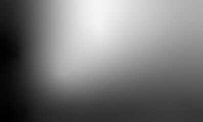 Wall Mural - empty black dark deep gradient effect background template design with white light ray from top.