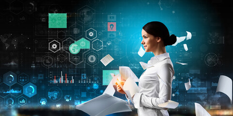 Poster - Business and innovation concept
