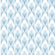© ya_nataliia - Vertical colorful blue wavy line seamless pattern