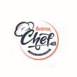 Kitchen Chef Design Logo template
