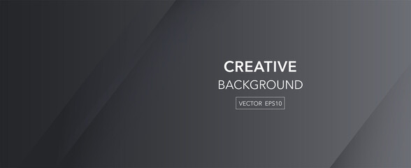 Wall Mural - abstract yellow light line on dark geometric background vector illustration.