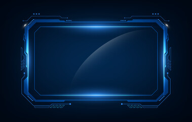 abstract hud ui gui future futuristic screen system virtual design.
