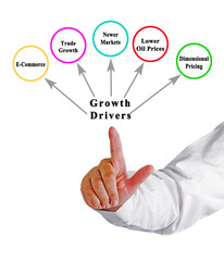 Sticker - Presenting Five Drivers of Growth