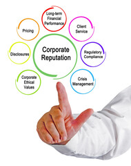 Sticker -  Six Drivers of Corporate Reputation