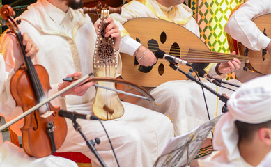 Wall Mural - Andalusian music is a type of Andalusian music. Classical music in the Maghreb. Moroccan culture.