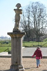 Poster - Belgique Wallonie Bataille de Waterloo statue Napoleon musée du Cailloux dernier QG empereur