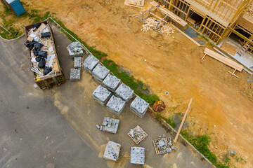 Wall Mural - Building container for garbage construction waste