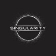 Singularity. Logo of black hole