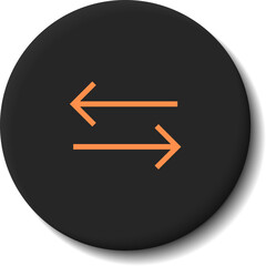 Wall Mural - neumorphism interface button. modern website or mobile app design. neumorphic ui ux black design.