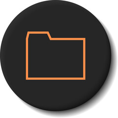 Wall Mural - neumorphism interface button. modern website or mobile app design. neumorphic ui ux black design.