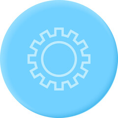 Wall Mural - neumorphism interface button. modern website or mobile app design. neumorphic ui ux white blue.