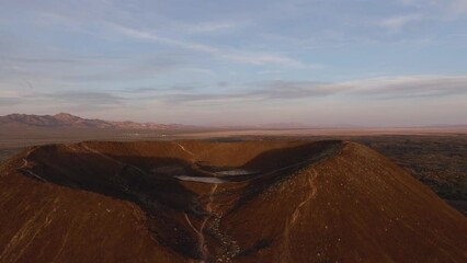 Canvas Print - Amboy Crater in Mojave Desert, California