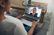© Jeff Bergen/peopleimages.com - Headaches are often the cause of that. Shot of an unrecognizable person on a videocall with a doctor.