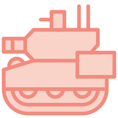 tank two tone icon