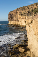 Wall Mural - Cliffs of Cabo de Gata. Natural Park. Almeria. Andalusian coast. Travel. Tourism. Vacations 