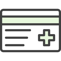 Sticker - Insurance Card Icon