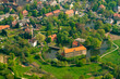 Lüdinghausen, Schloss, altes Gemäuer, historisches Wasserschloss  am Stadtrand von Lüdinghausen, 