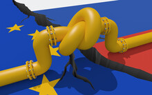 Gas Pipeline Between European Union And Russia
