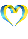 Fototapeta  - Ukraine, ukraina, flaga ukrainy, symbol Ukraina, stop war. wojna, serce dla ukrainy