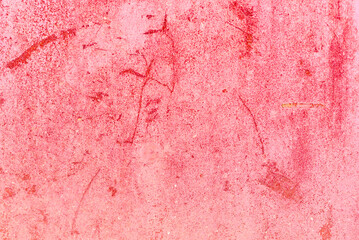 Wall Mural - Metal red grunge old rusty scratched surface texture