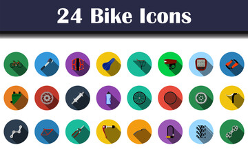 Canvas Print - Bike Icon Set